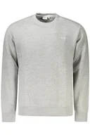Bluzy męskie - PEPE JEANS MĘSKA BLUZA Z ROZPINANYM NA ZAMEK SZARY - Pepe Jeans - miniaturka - grafika 1