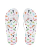 Klapki i japonki damskie - Kappa Japonki 351C22W White - Pink Coral - Pink Fuchsia Kolorowy - miniaturka - grafika 1