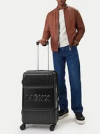 Nerki - MEXX Walizka średnia CEO-MEXX-039-M-BLACK Czarny - miniaturka - grafika 1