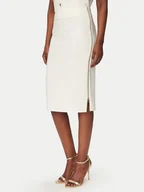 Spódnice - Rinascimento Spódnica ołówkowa CFC0127985003 Biały Slim Fit - miniaturka - grafika 1