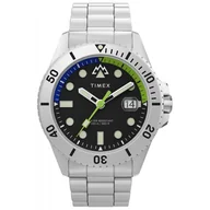 Zegarki męskie - Zegarek Męski Timex TW2W41900 srebrny - miniaturka - grafika 1