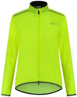 Kurtki damskie - Damska Kurtka Rowerowa  Rogelli Essential | Fluo Yellow - Rozmiar Xs - miniaturka - grafika 1