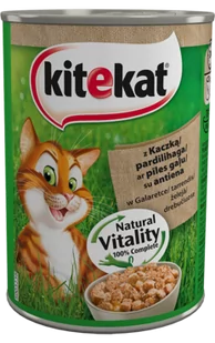 Kitekat karma dla kota o smaku kaczki 12x400 g - Mokra karma dla kotów - miniaturka - grafika 1
