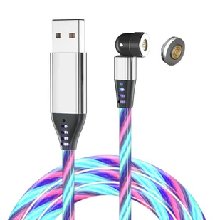 100CM ŚWIECĄCY Kabel Magnet. 5-pin 1 adapter FAST CHARGE - Adaptery i przejściówki - miniaturka - grafika 1