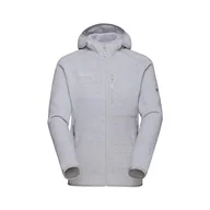 Kurtki męskie - Mammut Arctic Iv Ml męska kurtka damska z kapturem, Platinum Melange, XL - miniaturka - grafika 1