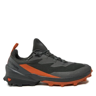 Trekkingi Salomon Cross Over 2 Gore-Tex L47265000 Szary - Buty trekkingowe męskie - miniaturka - grafika 1