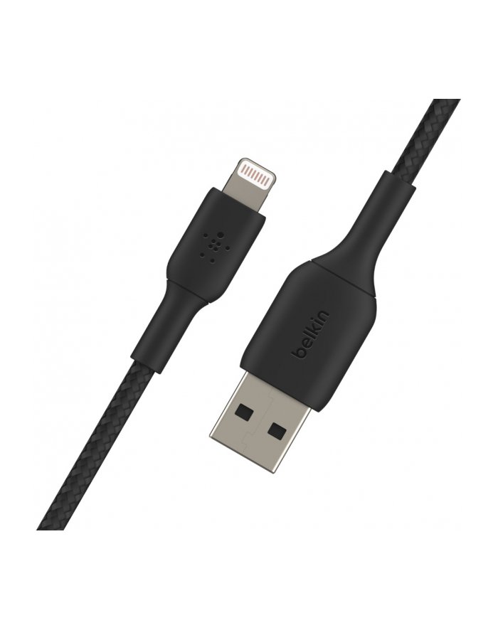 belkin Kabel Braided USB- Lightning 15cm czarny CAA002bt0MBK