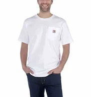 Koszulki męskie - Koszulka Carhartt Workwear Pocket S/S White - miniaturka - grafika 1