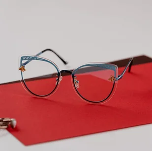 Okulary z filtrem światła niebieskiego do komputera zerówki 2534-3 - Okulary korekcyjne, oprawki, szkła - miniaturka - grafika 1