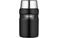 Termosy - Thermos ze stali nierdzewnej Król pożywienia Flask  Matt Black (710 ML) 101540 - miniaturka - grafika 1