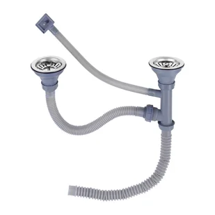 Leziter Syfon do zlewozmywaka 2-komorowego - Syfony - miniaturka - grafika 1