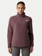 Bluzy damskie - The North Face Polar Glacier NF0A8D2J Fioletowy Regular Fit - miniaturka - grafika 1