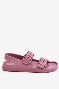 Damskie Lekkie Sandały Big Star LL274744 Fioletowe-39 - Moda i Uroda OUTLET - miniaturka - grafika 1