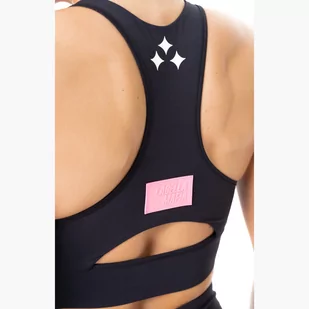 Top damski LABELLAMAFIA TOP SCARLET BLACK - Bielizna sportowa damska - miniaturka - grafika 3