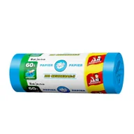 Worki na śmieci - Worki do segregacji Niebieski 60 l 16 sztuk Jan Niezbędny - miniaturka - grafika 1