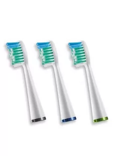 Waterpik 3 sztuki SRRB-3E Sensonic końcówki ckbue rsten Standard do szczotki do SR-1000 i SR-3000 SRRB-3E - Końcówki do szczoteczek elektrycznych - miniaturka - grafika 2
