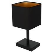 Lampy stojące - Milagro Lampka stołowa NAPOLI BLACK/GOLD 1xE27 ML6369 - miniaturka - grafika 1