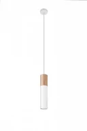 Lampy sufitowe - Sollux Lighting Lampa wisząca PABLO biała - miniaturka - grafika 1