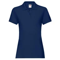 Koszulki sportowe damskie - Damska Koszulka Polo Premium Plain - miniaturka - grafika 1