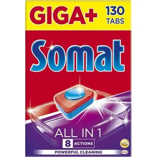 Somat All in One Lemon tabletki do zmywarki 130 szt Raty 10x0% do 16.10.2019 - Środki do zmywarek - miniaturka - grafika 1