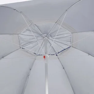 Parasol plażowy ze ściankami bocznymi, niebieski, 215 cm - Parasole ogrodowe - miniaturka - grafika 7