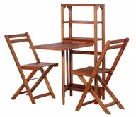 Meble ogrodowe - Zestaw drewnianych mebli ogrodowych W5-C81 - miniaturka - grafika 1