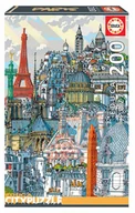 Puzzle - Educa Puzzle 200 Elementów Paryż - miniaturka - grafika 1