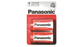 Baterie i akcesoria - Panasonic 2 X Bateria Cynkowo-Węglowa R20 D (Blister) - miniaturka - grafika 1