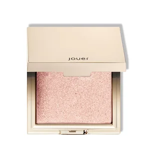 Jouer Cosmetics Powder Highlighter in Rose Gold 4 g Luksusowy rozświetlacz do twarzy - Rozświetlacze do twarzy i ciała - miniaturka - grafika 1
