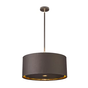 Elstead Lighting Abażurowa LAMPA wisząca BALANCE/P BRPB okrągła OPRAWA zwis polerowany mosiądz brązowy - Lampy sufitowe - miniaturka - grafika 1