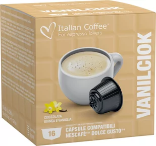 Italian Coffee Vanilciok (Cioccolata Bianca e Vaniglia) kapsułki do Dolce Gusto - 16 kapsułek - Kawa w kapsułkach i saszetkach - miniaturka - grafika 1