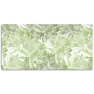 Podkładki na biurko - Podkładka na całe biurko Liście monstery 120x60 cm - miniaturka - grafika 1