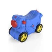 Jeździki dla dzieci - Jeździk walizka na kółkach 3w1 do jeżdżenia niebieska 1092020/4 Pulio - miniaturka - grafika 1