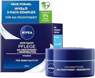 NIVEA Dobranoc pielęgnacja 24h nawilżenie + regeneracja każdego rodzaju skóry - Kremy do twarzy - miniaturka - grafika 1