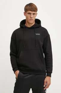 Hummel bluza męska kolor czarny z kapturem melanżowa 226076 - Bluzy męskie - miniaturka - grafika 1