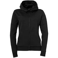 Kurtki damskie - Kempa Status Hood Jacket Women Kurtka damska, czarny, XXL - miniaturka - grafika 1