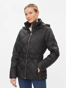 Tommy Hilfiger Kurtka zimowa WW0WW40327 Czarny Regular Fit - Kurtki damskie - miniaturka - grafika 1