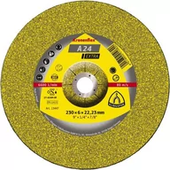 Akcesoria do elektronarzędzi - Klingspor tarcza szlifierska do metalu 230x6,0 A24EX 13447 13447 - miniaturka - grafika 1