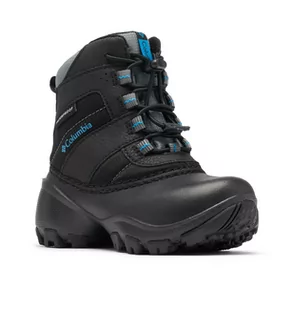 Dziecięce buty zimowe Columbia Kids Rope Tow™ III Waterproof Boot black/dark compass - 26 - Buty dla dziewczynek - miniaturka - grafika 1