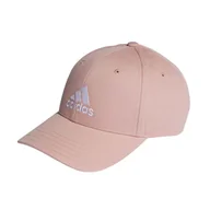 Czapki męskie - Czapka z daszkiem ADIDAS BBALL CAP COT HD7235 – Różowy - miniaturka - grafika 1