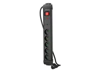 Listwy zasilające - Lanberg listwa zasilająca SP1 5m 5x PL czarna SP1-05E-0500-BK - miniaturka - grafika 1