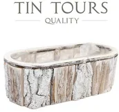 Donice - PODŁUŻNA DREWNIANA SKRZYNKA 25x11,5x8h cm - miniaturka - grafika 1