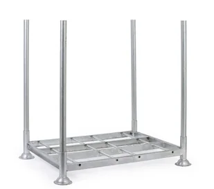 Regał kolumnowy, możliwość układania w stosy, 1060 x 1395 x 1555 mm - Szafy i regały magazynowe - miniaturka - grafika 1