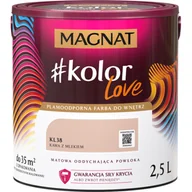 Farby wewnętrzne - Farba #Kolor Love KL38 kawa z mlekiem 2,5 l Magnat - miniaturka - grafika 1
