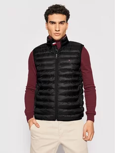 Tommy Hilfiger Kamizelka Core Circular MW0MW18762 Czarny Regular Fit - Kamizelki męskie - miniaturka - grafika 1