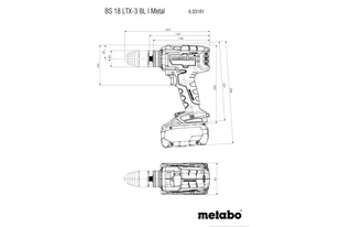 Wiertarko wkrętarka Metabo BS 18 LTX-3 BL I METAL 603181840 - Wiertarko-wkrętarki akumulatorowe - miniaturka - grafika 5