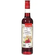 Zdrowa żywność - Premium Rosa Syrop z Malin z Imbirem 400ml - - miniaturka - grafika 1