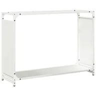 Wózki magazynowe - vidaXL Stojak na drewno opałowe 90x28x65 cm Stal walcowana na zimno - miniaturka - grafika 1