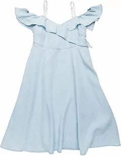 Replay Dziewczęca sukienka SG3237, 011 SUPER Light Blue, 10A, 011 Super Light Blue, 10 Lata - Sukienki - miniaturka - grafika 1