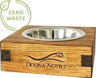 Miski dla psów - Miska z logo na stojaku drewnianym 0,9 l - miniaturka - grafika 1